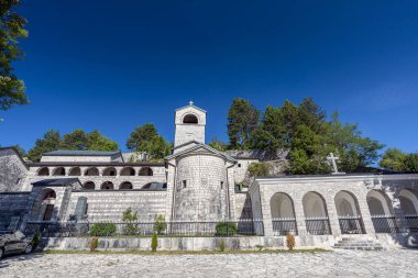 Cetinje 'deki Kutsal Bakire Meryem' in Doğumu Manastırı. Karadağ
