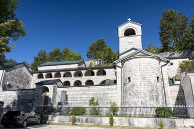 Cetinje 'deki Kutsal Bakire Meryem' in Doğumu Manastırı. Karadağ