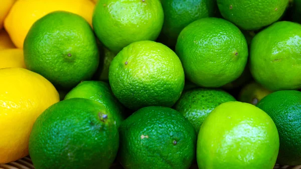 Taze limonların yakın plan arkaplanı