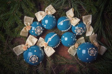 Güzel Noel topları, Noel arka plan