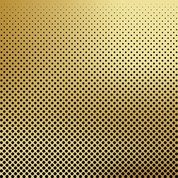 Achtergrond met abstracte gouden kleur halftoon — Stockvector