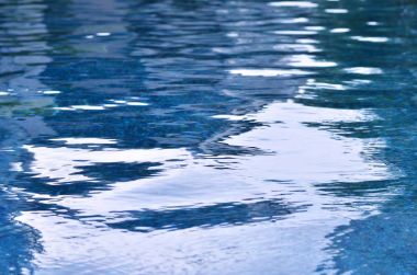Yansımalar su yüzeyine arka plan dalgalar