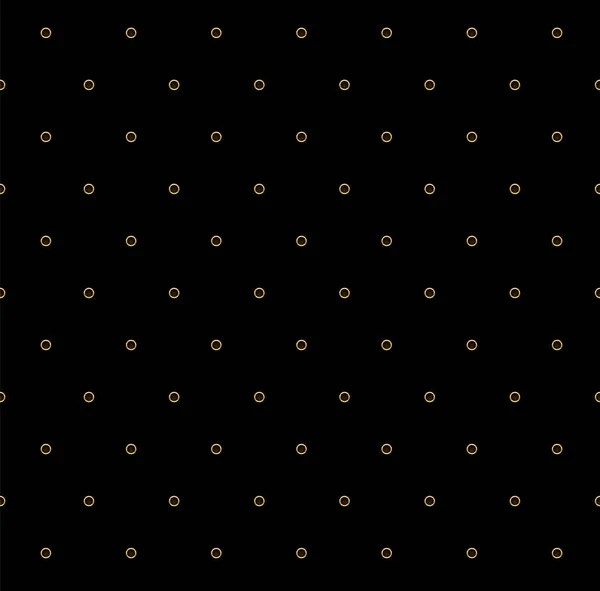 Смугастий візерунок золотих крапок на чорному тлі. Елегантний Петт — стоковий вектор