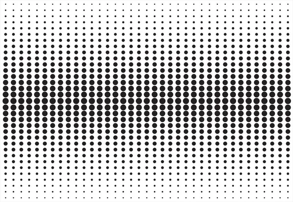 Αφηρημένο μαύρο και άσπρο ημιτονικό μοτίβο κουκκίδων υφή. διάνυσμα — Διανυσματικό Αρχείο