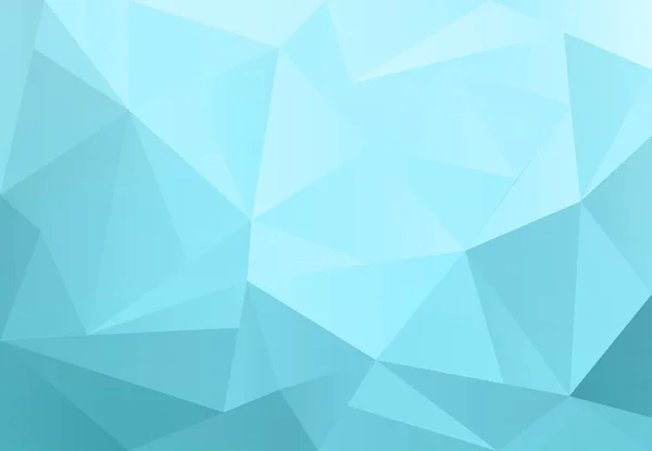 Light blue vector triangle background design. Geometric backgrou — Stock Vector