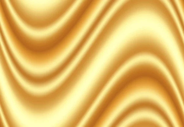 Tela de seda dorada de lujo para fondo, Fondo abstracto, V — Vector de stock