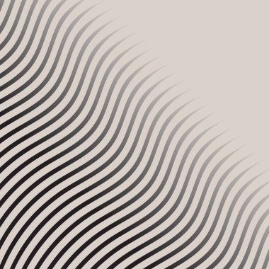 Soyut tek renkli dalga hatları model şeritli yarım ton vektör