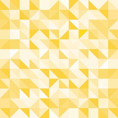 Pat soyut sarı renk üçgen ve kare sarı veya beyaz renkte