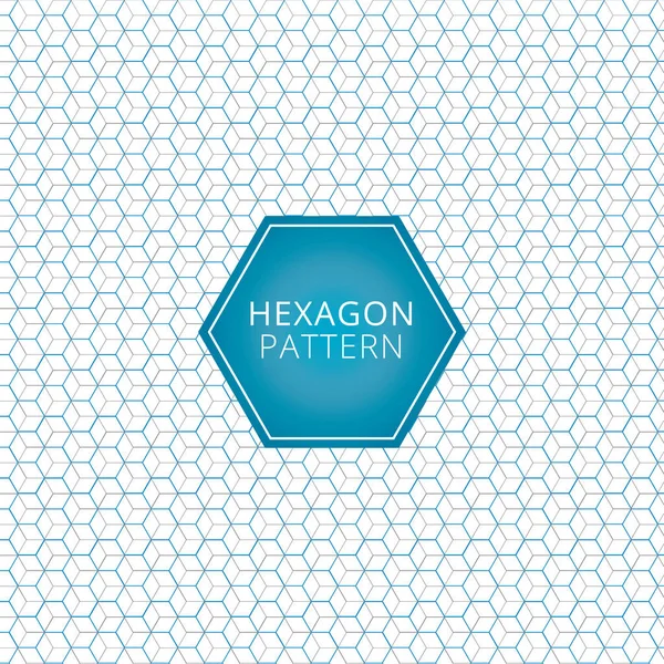 Abstract geometric blue, gray hexagon pattern overlap background — Stock Vector