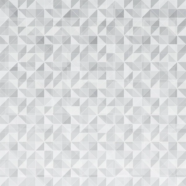 Abstract geometric triangle pattern mosaic overlay on gray and w — Stock Vector