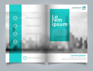 Broşür düzeni tasarım şablonu, faaliyet raporu, broşür, reklamverenlerin