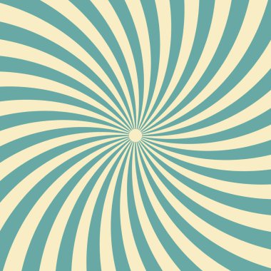 Sirk grafik RADIUS etkileri yeşil retro renk ve açık kahverengi 