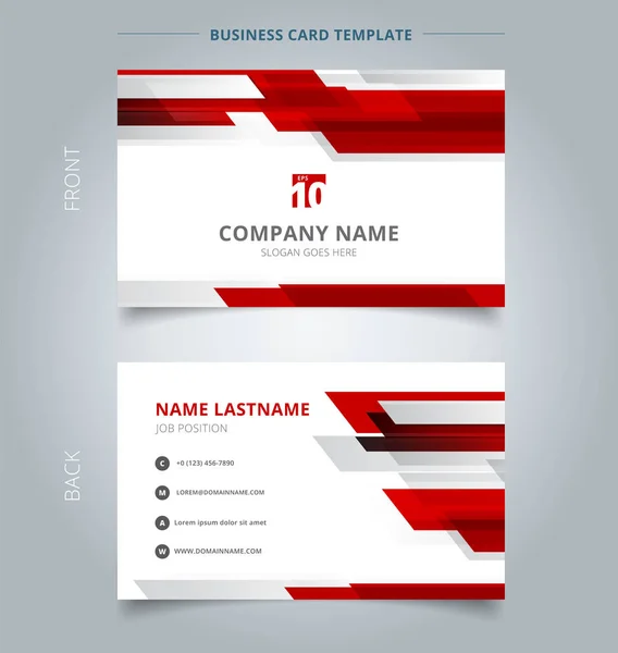 Creative business card and name card template technology geometr — Stock Vector