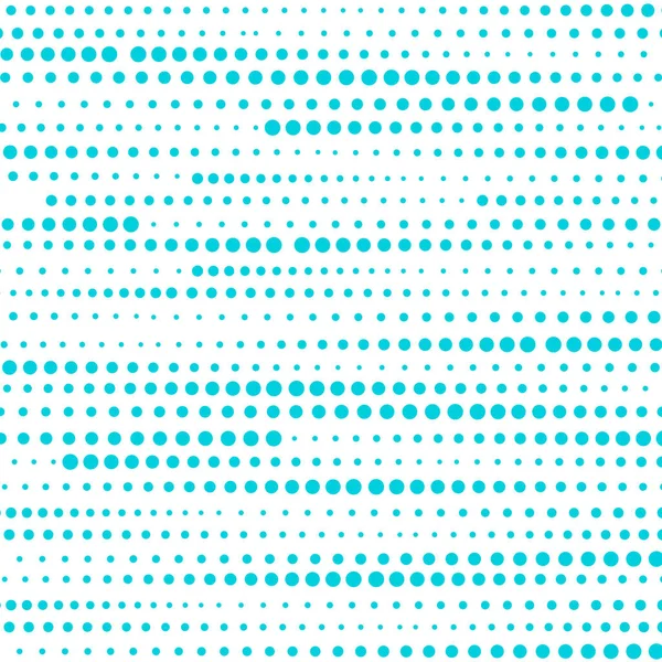 Abstrakt Blå Prickig ränder horisontellt mönster isolerad på whit — Stock vektor