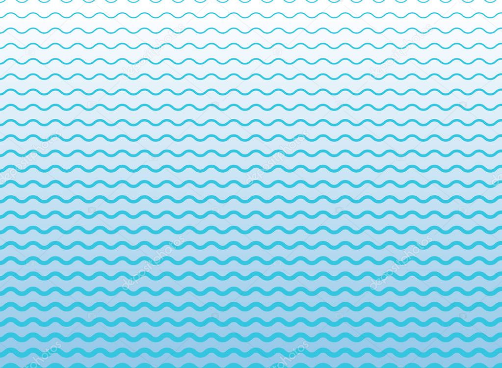Abstract blue lines wave, Wavy stripes pattern, Rough surface