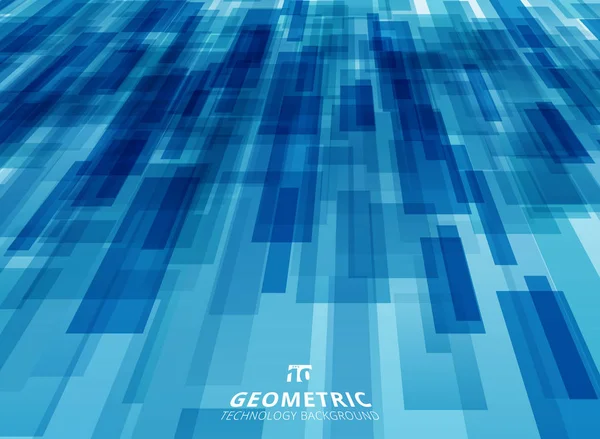 Absztrakt technológia átlósan átlapolt geometriai négyzetek shap — Stock Vector