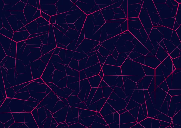 Abstract roze scherpe lijn patroon overlappend op donkerblauwe rug gr — Stockvector