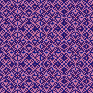 Pembe ve mavi daireler kusursuz desen arka plan ve doku.