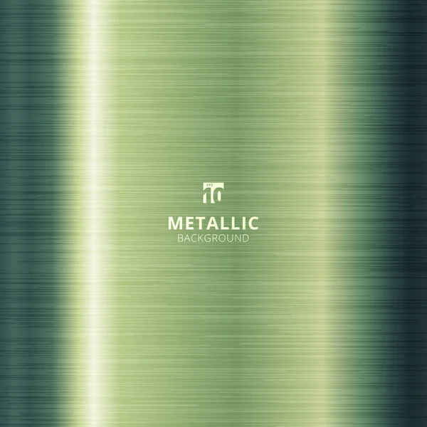 Verde Metal Metálico Polido Fundo Textura Ilustração Vetorial — Vetor de Stock