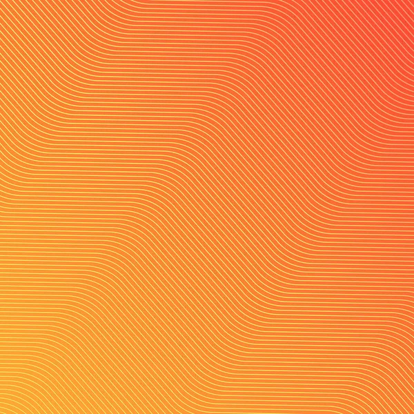 Patrón Líneas Onda Amarilla Abstracta Sobre Fondo Textura Naranja Ilustración — Vector de stock