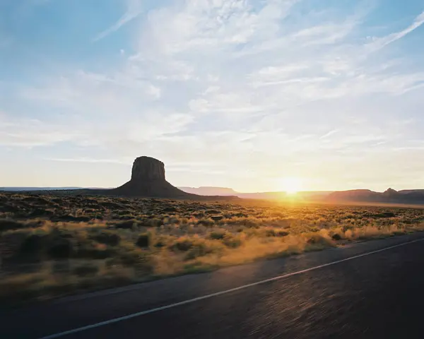 Monument Valley au coucher du soleil — Photo