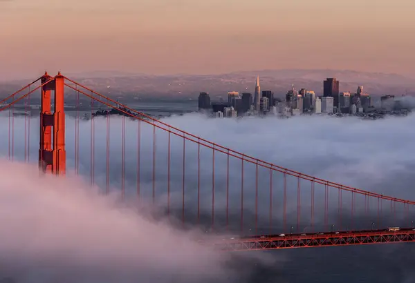 Vue Panoramique Sur Golden Gate Ville États Unis Californie San — Photo