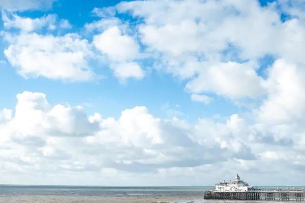 Malerischer Blick Auf Den Pier Von Eastbourne East Sussex Vereinigtes — Stockfoto