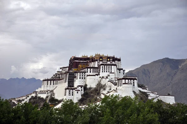 China Tibet Lhasa Het Potala Plaats — Stockfoto