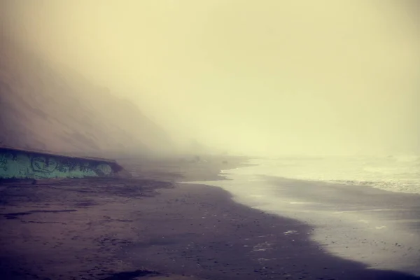 Misty Sunset Ocean Beach San Francisco California — Foto de Stock