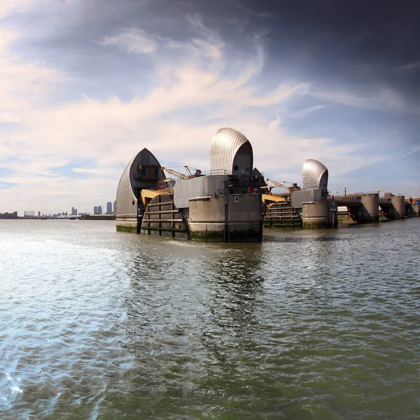 Scenic View Thames Barrier London — Stock Photo, Image