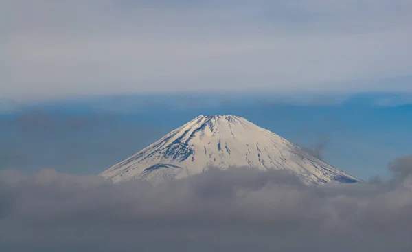 Piękny Widok Mount Fuji Przez Chmury Japonia — Zdjęcie stockowe