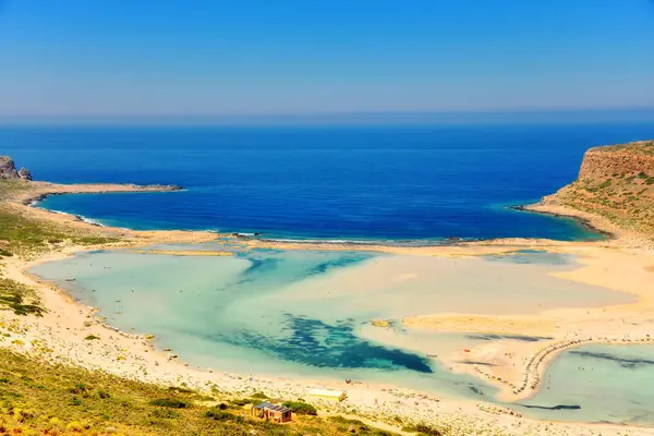 Scenic View Balos Beach Gramvousa Crete Greece — Stock Photo, Image