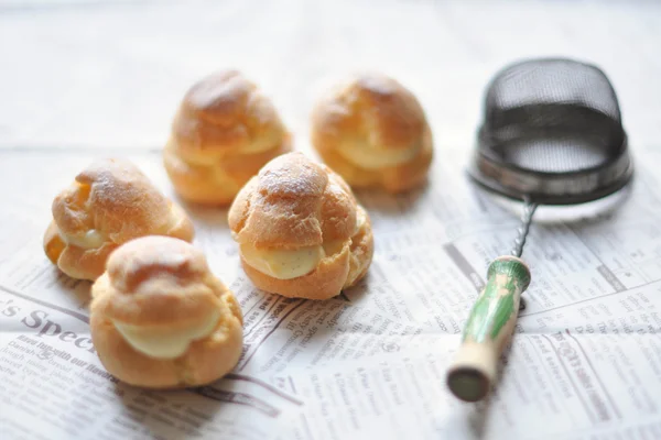 Bouffées de crème française — Photo de stock