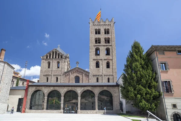 Monasterio de Santa Maria de Ripoll, Ripoll, Provincia Girona, Cataluña, España . — Foto de Stock