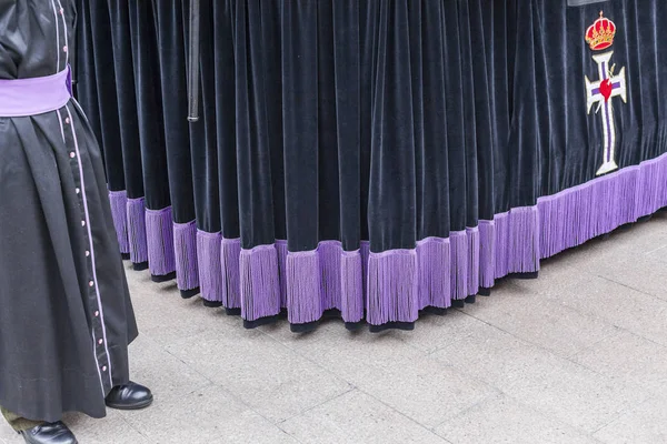 Processionen heliga veckan, Semana Santa, 2016, Tarragona. — Stockfoto