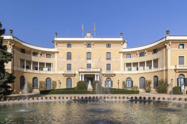 Mimari, Royal Palace Pebralbes, Palau Reial ve bahçeleri, Barcelona.