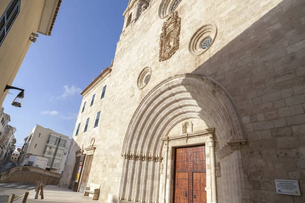 MAO-MAHON, Igreja antiga e convento Sant Francesc, estilo barroco, ilha de Menorca, Ilhas Baleares . — Fotografia de Stock