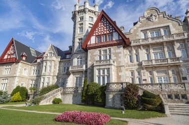 Kraliyet Sarayı, Real Palacio de la Magdalena, Santander, Cantabria, İspanya.