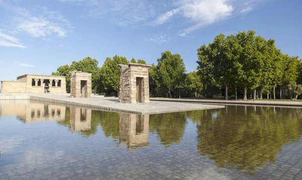 Templo de Debod, antiguo templo egipcio, Madrid . — Foto de Stock