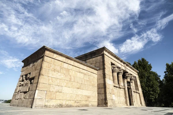 Templo de Debod, antiguo templo egipcio, Madrid . — Foto de Stock