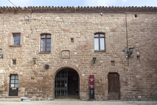 โบสถ์ซานตา มาเรีย สไตล์โรแมนติก L Estany ภูมิภาค Moianes จังหวัดบาร์เซโลนา Catalonia . — ภาพถ่ายสต็อก