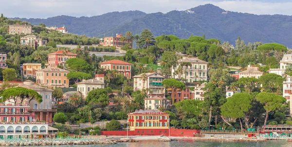 SANTA MARGHERITA LIGURE, Village view of Santa Margherita in ligurian coast. — Stock Photo, Image