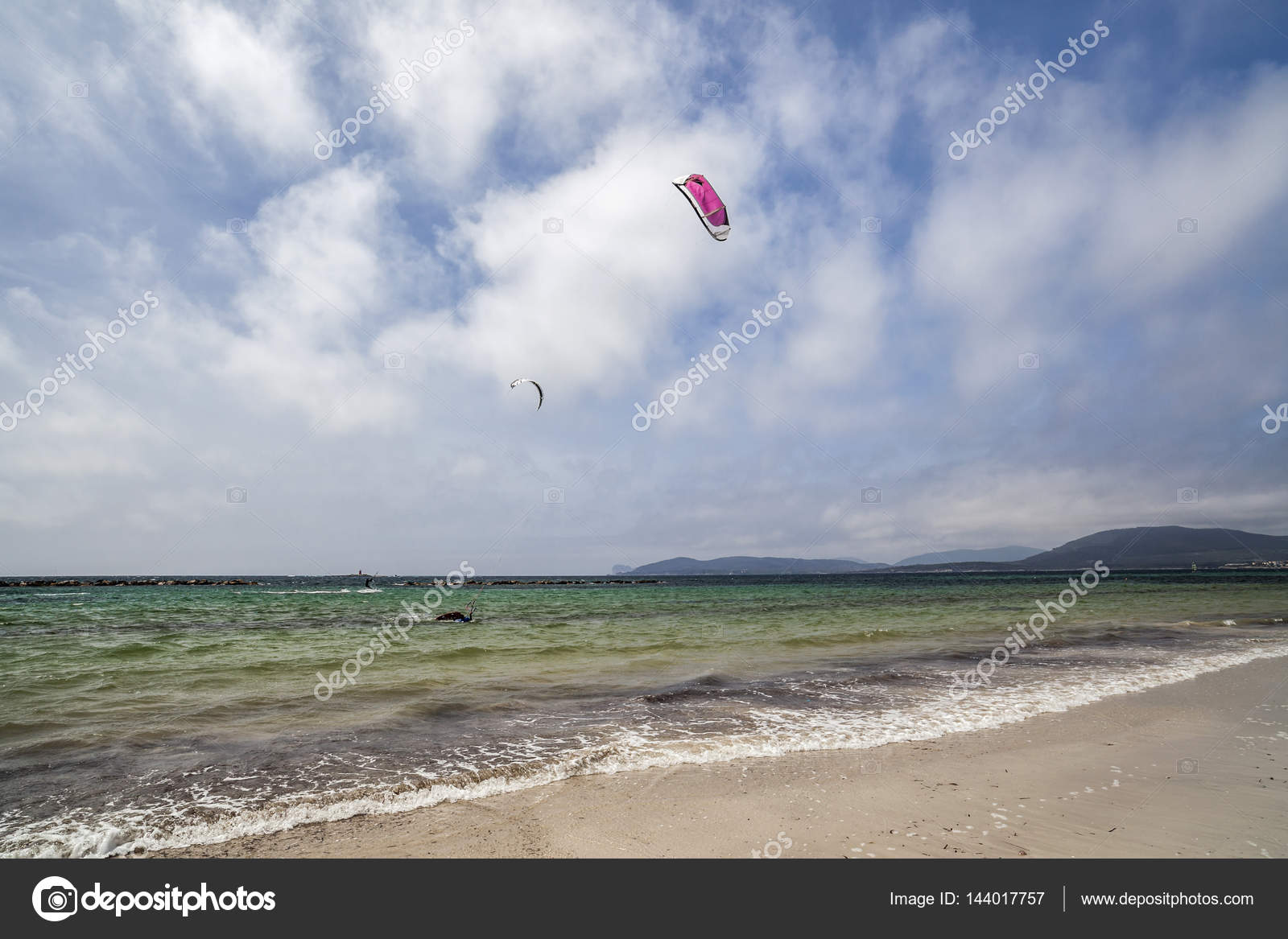 Vista Sul Mar Mediterraneo Spiaggia Di San Giovanni E Lido