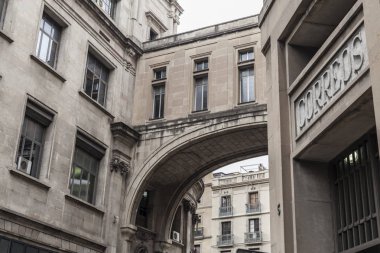  Klasik cephe bina, Correos, Bina, postane Barcelona.