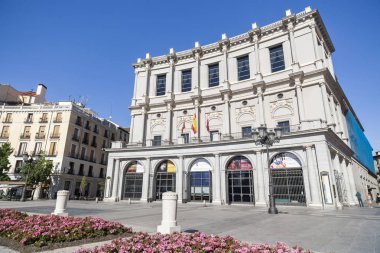 MADRID,  Square, Plaza de Oriente   clipart