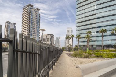 Üç aylık dönem, Barcelona konut binalarda modern Diagonal mar.