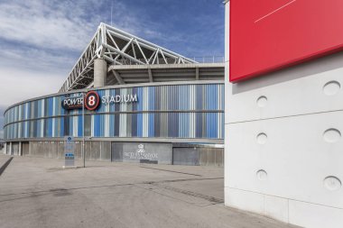 Futbol Stadyumu veya Estadi Cornella-El Prat, ev futbol takım Rcd Espanyol, il Barcelona, İspanya.