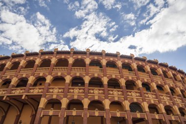 Plaza de toros, bullring, neo-mudejar tarzı, Zaragoza.
