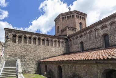 Manastır Santa Maria de RIPOLL, RIPOLL, il Girona, Catalonia, İspanya.