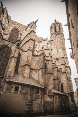 Mimari, dini yapı, katedral, Gotik Mahallesi, Barcelona.
